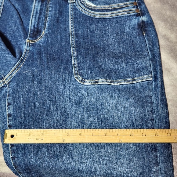 JUDY BLUE denim Jeans 90's Straight Fit medium wash Size 20W stretch 7 pocket - Picture 9 of 12